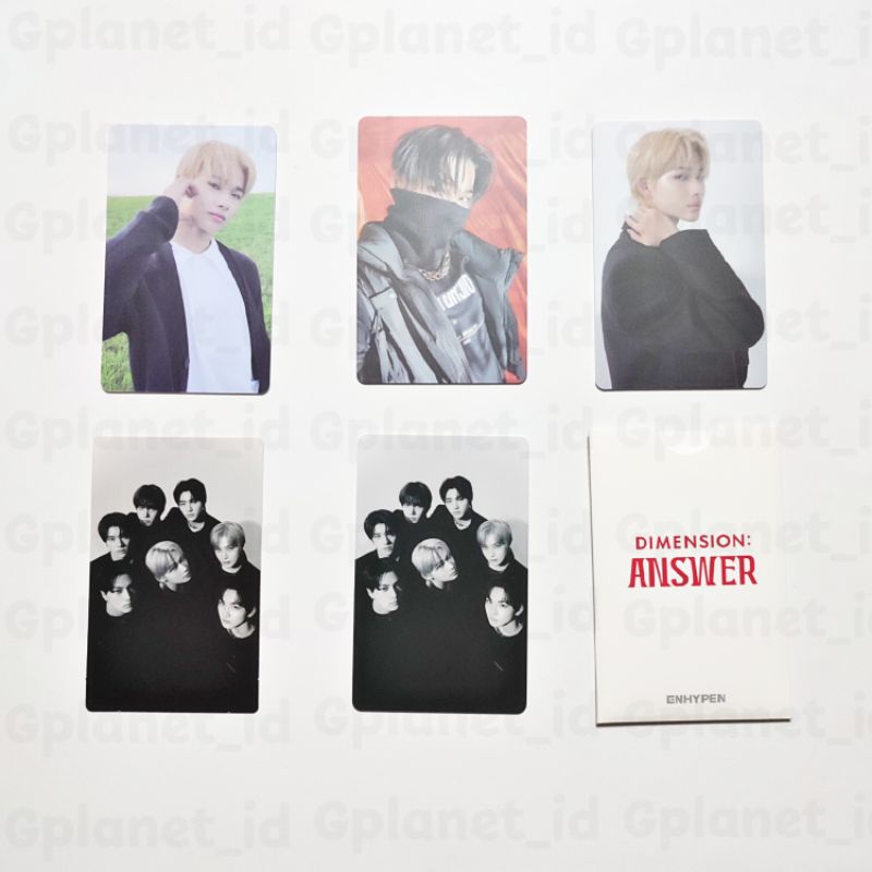 [Ready + Poster] Album -  ENHYPEN [DIMENSION : ANSWER] Sealed Weverse Wvs Event Lucky Draw LD bundle