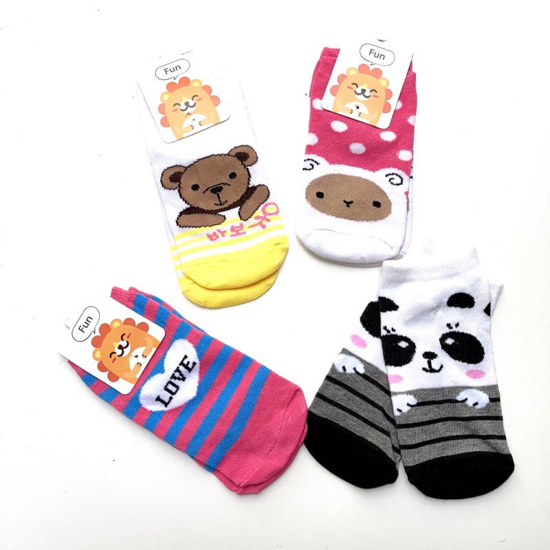 FREYA KIDS | Socks Kaos kaki Anak umur 1 2 3 4 5 tahun UNISEX Art KFA03