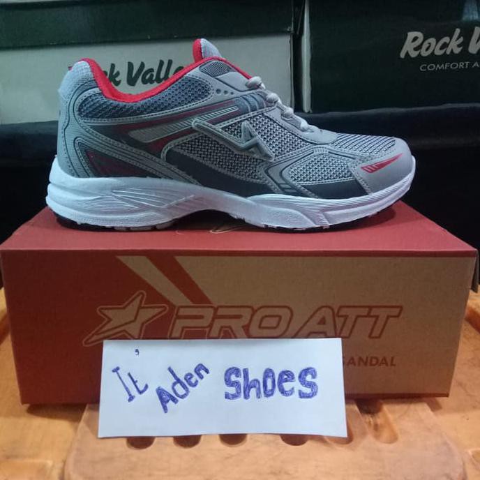 sepatu pro att MC 52 abu merah putih