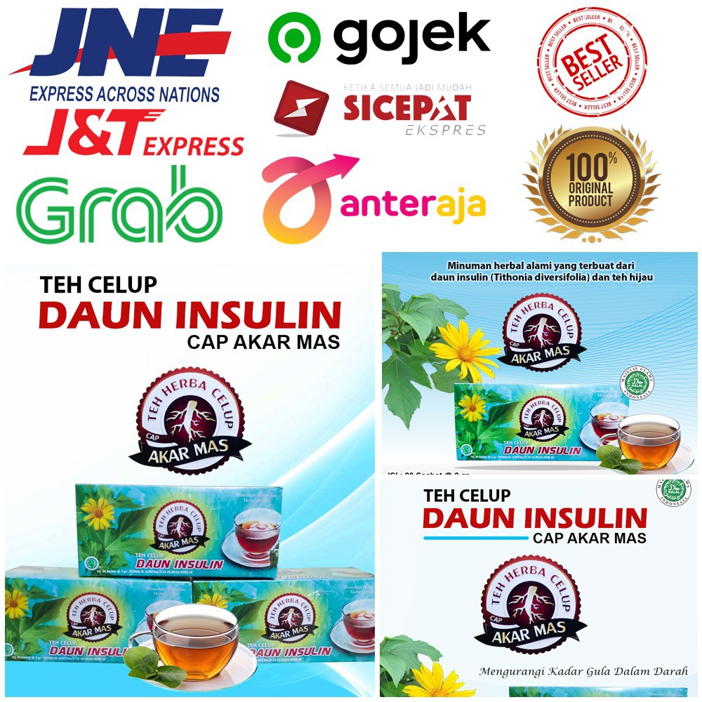 

Teh Celup Daun Insulin / Yakon Untuk Diabetes