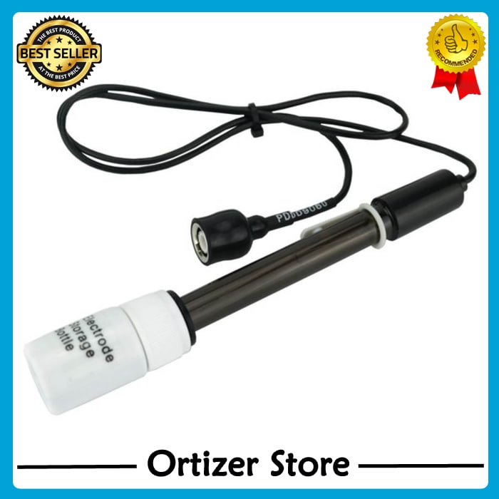 Murah Smart Sensor PH Electrode AS218 Probe Elektroda Sensor Meter Tester BNC Konektor Elektrode AS-