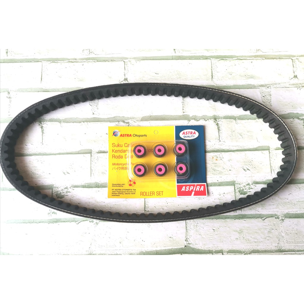 Vanbelt set assy Loler MIO,SOUL,FINO,NOUVO ORISINIL ASPIRA