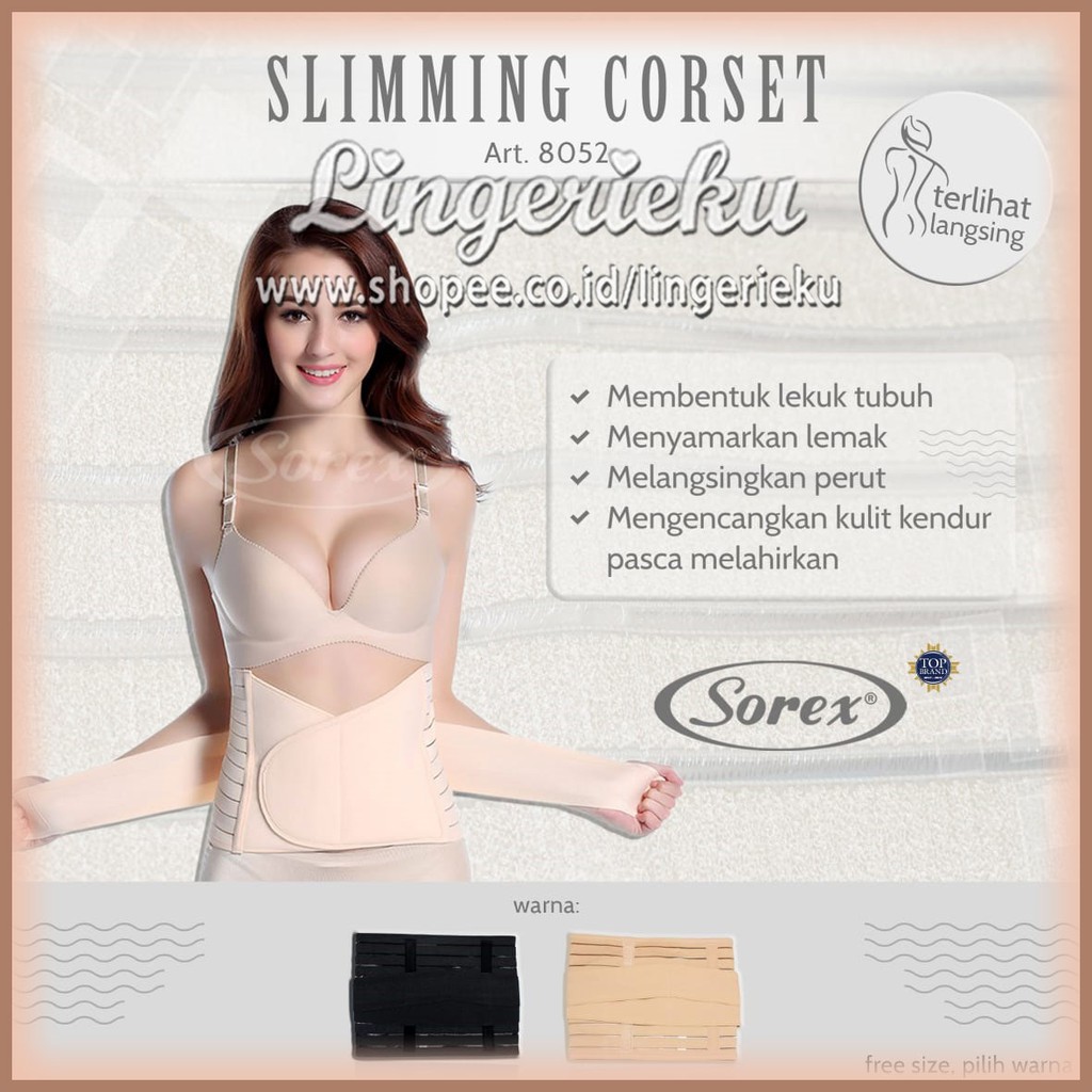 Sorex 8052 Stagen Korset Wanita Pelangsing Perut Dijamin Murah