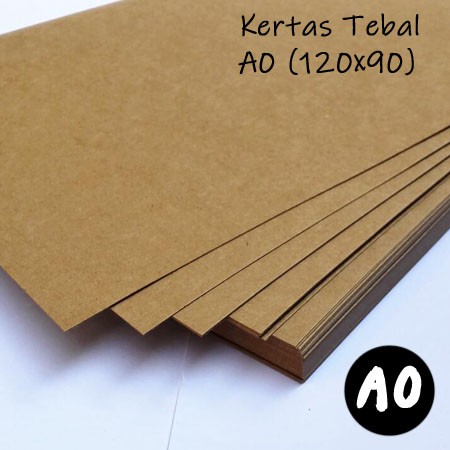 Jual Kertas Samson Coklat A0 120x90cm 80gsm / Kertas Packing Olshop ...