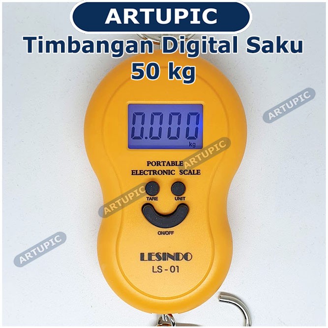 Timbangan Saku Gantung Digital Portable Electronic Scale LS01 LS-01 50 kg