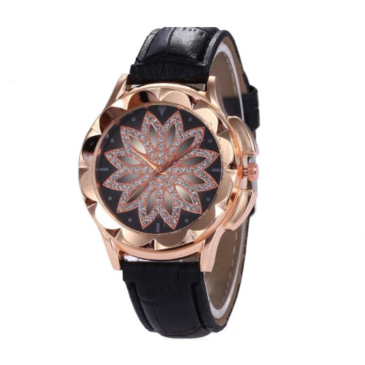 Jam Tangan Wanita SPIN DIAMOND 02 Korea Fashion Women Analog Watch Jam cewe