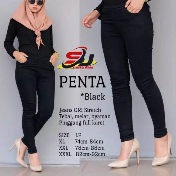 G44Z TERLARIS CELANA PANJANG CEWEK | LEGINGS | PENTA | SKINNY | CELANA SENAM | PINGGANG KARET LEVIS
