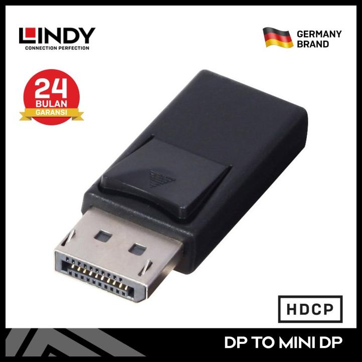 Lindy 41089 Mini Displayport Dp Female To Display Port Dp Adapter