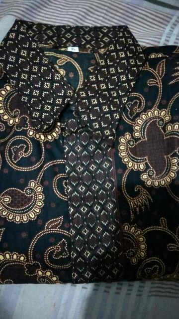 Kemeja Batik Pria Modern Lengan Panjang Casual Modis Slim Fit Trendy Masa Kini Ol 162