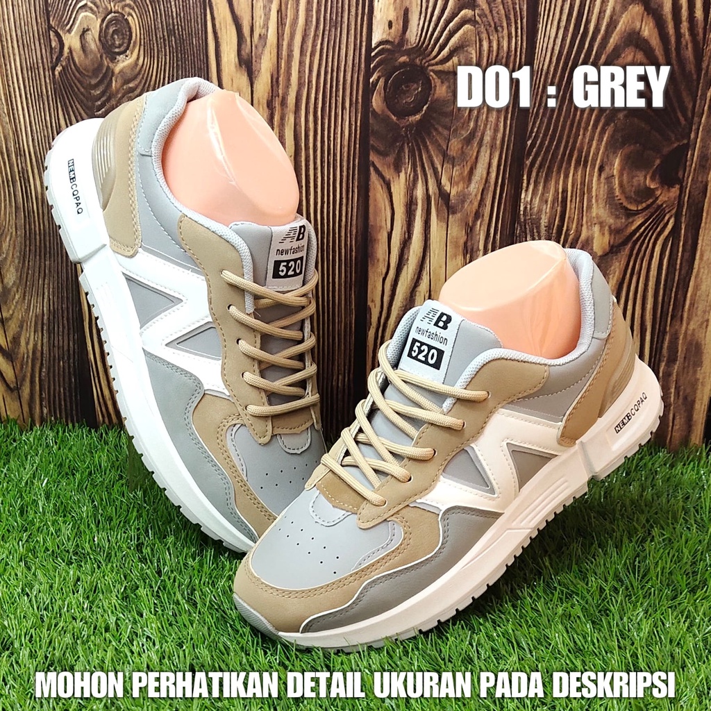 Sepatu Sneakers Cowok Import Keren Kekinian D01 SPTSP