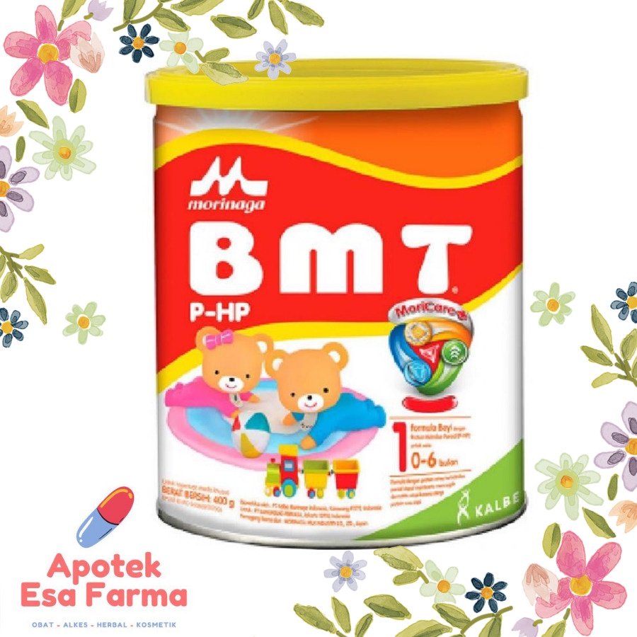 MORINAGA BMT PHP Susu Formula 0 to 6 Bulan Tin 400g 400gram