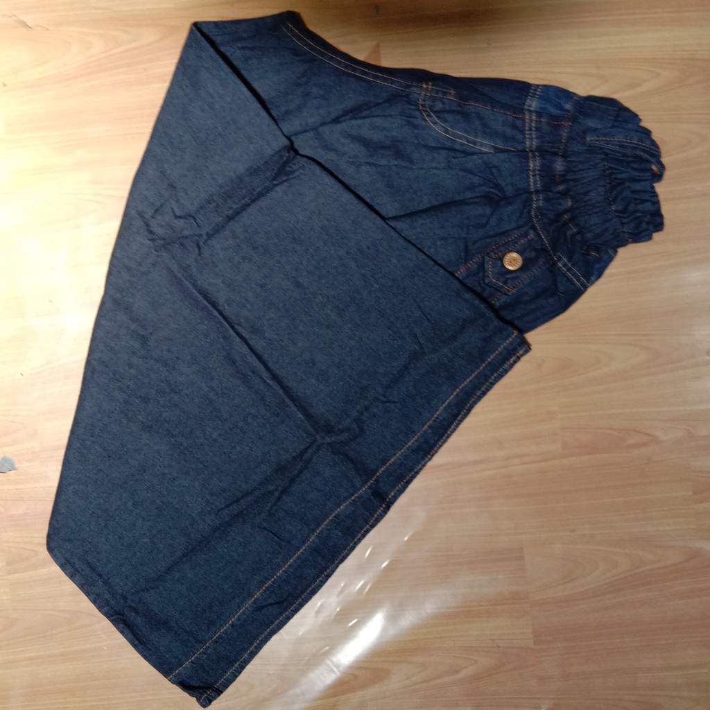 METRO supreme kulot jeans lebar hitam navy biru | grosir baju ratu