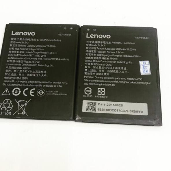 【FUNNY】 Baterai Lenovo A7000 A7000A A7000+ BL243 Original 100% Lenovo Cabutan ✫