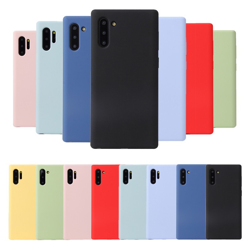 Casing Soft Case Silikon untuk Samsung Galaxy Note 10 Plus Casing Soft Case Silikon untuk Samsung Galaxy Note 10 Plus