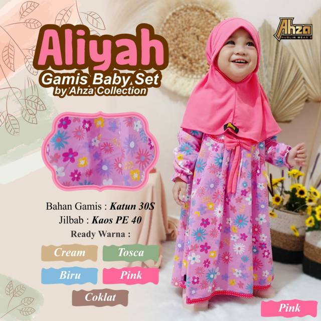 Aliyah gamis baby set by Ahza Collection