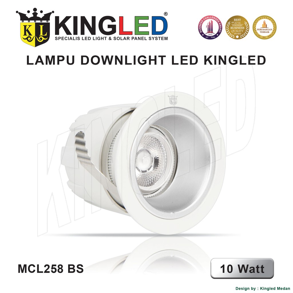 KINGLED Lampu Plafon LED 10 Watt / LED DownLight 10 Watt