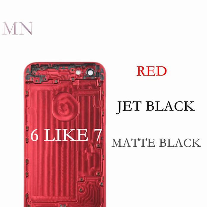 FINLAY CASING IPHONE 6 MODEL LIKE IPHONE 7 RED EDITION HOUSING BACKDOOR  RT1470
