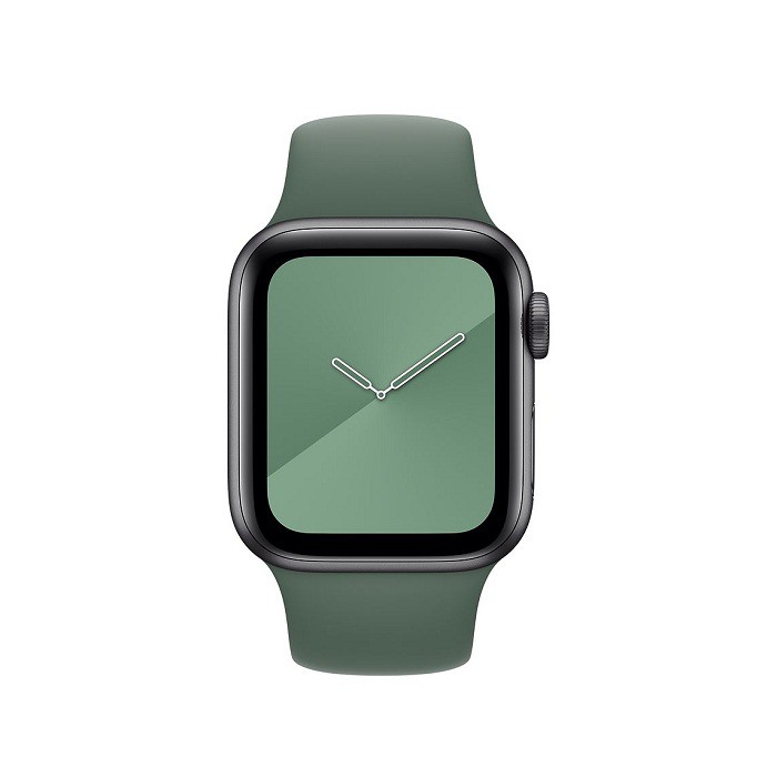 Tali Jam iwatch Apple Watch Sport Silicone Strap Rubber Band 38mm 40mm - Pine Green