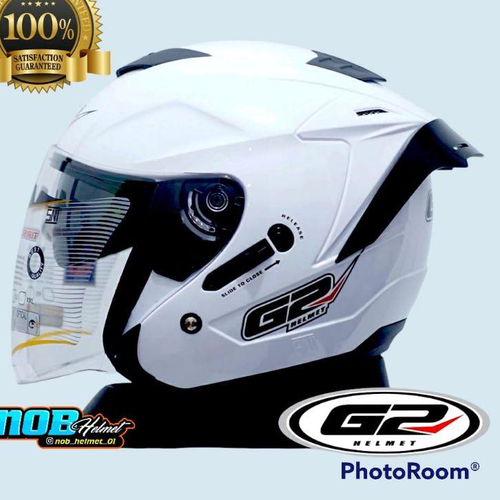 Harga TERMURAAH.. HELM CENTRO POLOS G2 OPTIMAX DOUBLE VISOR 2_KACA PAKET GANTENG