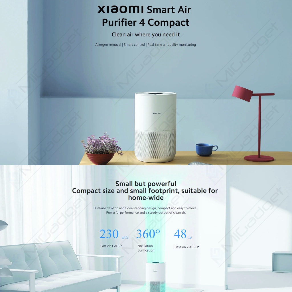 Xiaomi Smart Air Purifier 4 Compact Garansi Resmi