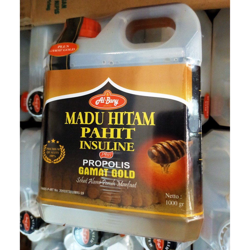 

RK60 Ramuan Super Madu Hitam Pahit Al-Bany Plus Gamat Gold 1kg