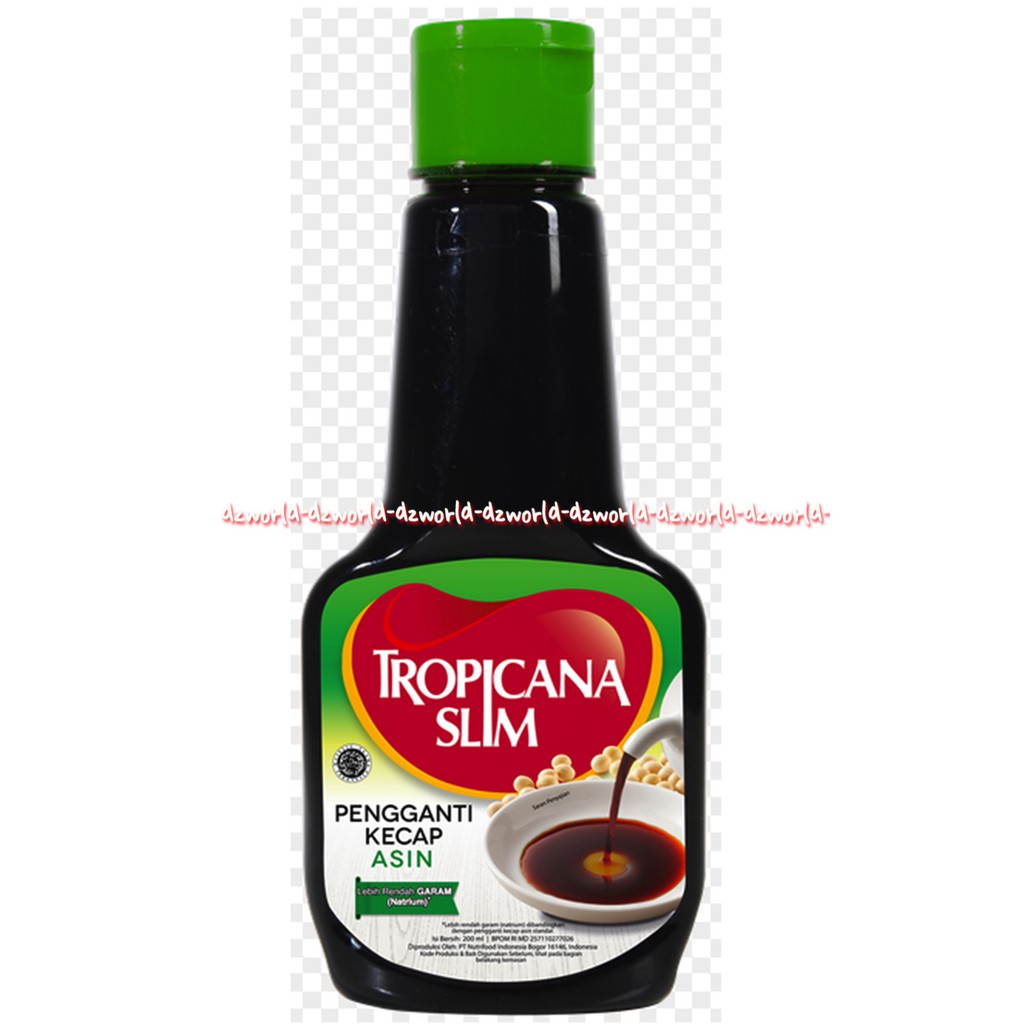 Tropicana Slim Kecap Manis Kecap Asin Botol 200ml Kecap Manis Tropicana Bebas Gula