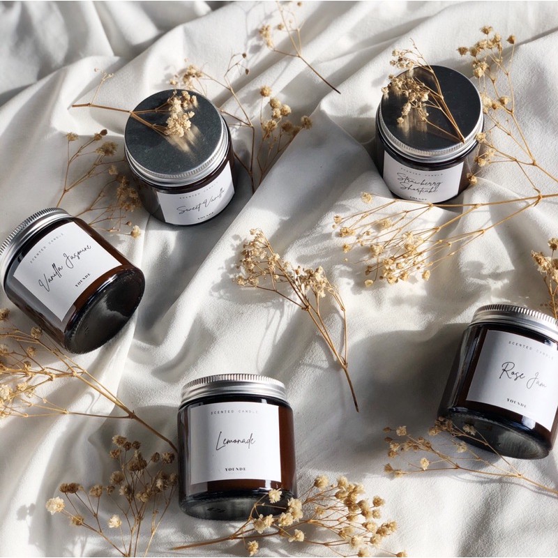 Scented Candle Amber Jar 100 gr