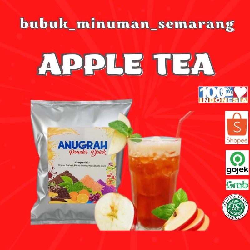 

Bubuk Minuman Apple Tea 500gr apel tea