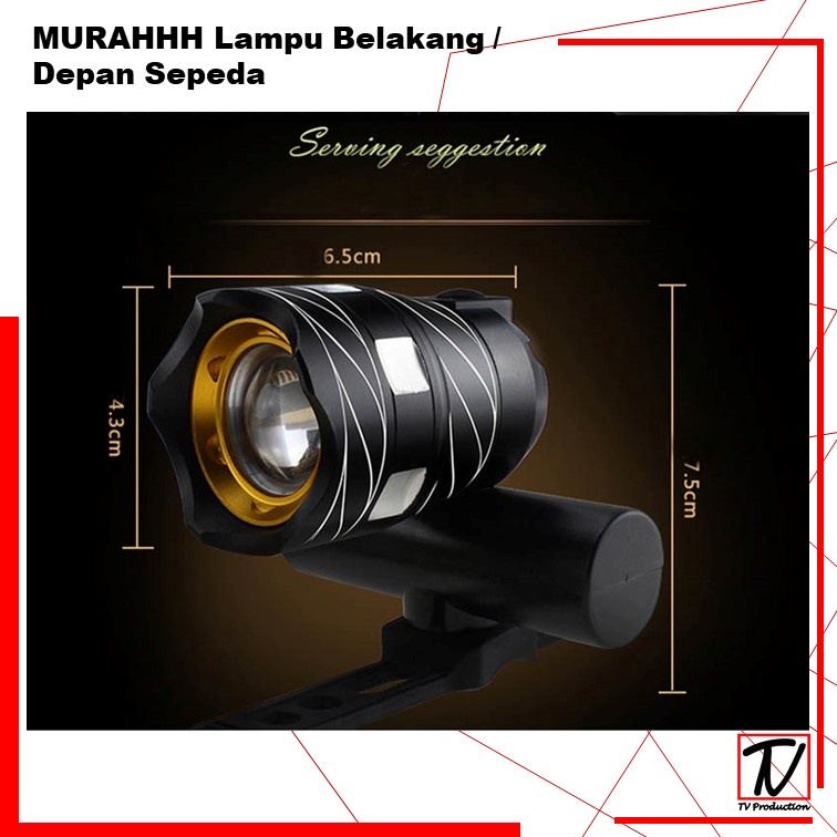 MURAHHH Lampu Belakang / Depan Sepeda