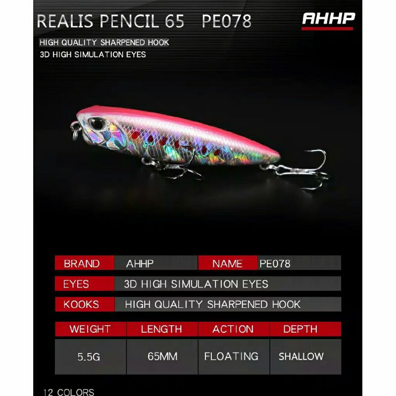 LURE WTD PENCIL REPLIKA DUO REALIS 65MM