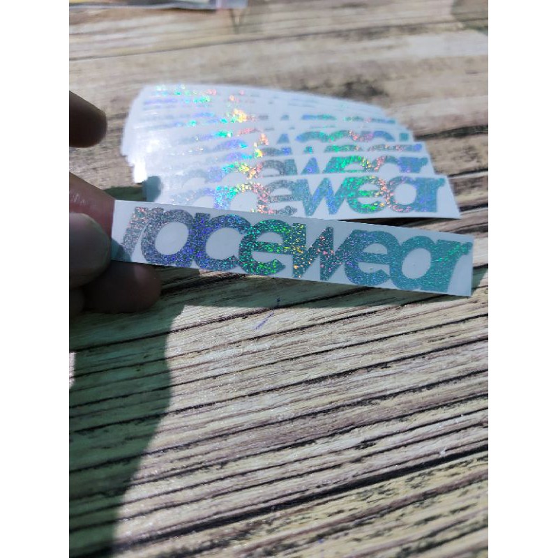 STICKER RACEWEAR CUTTING