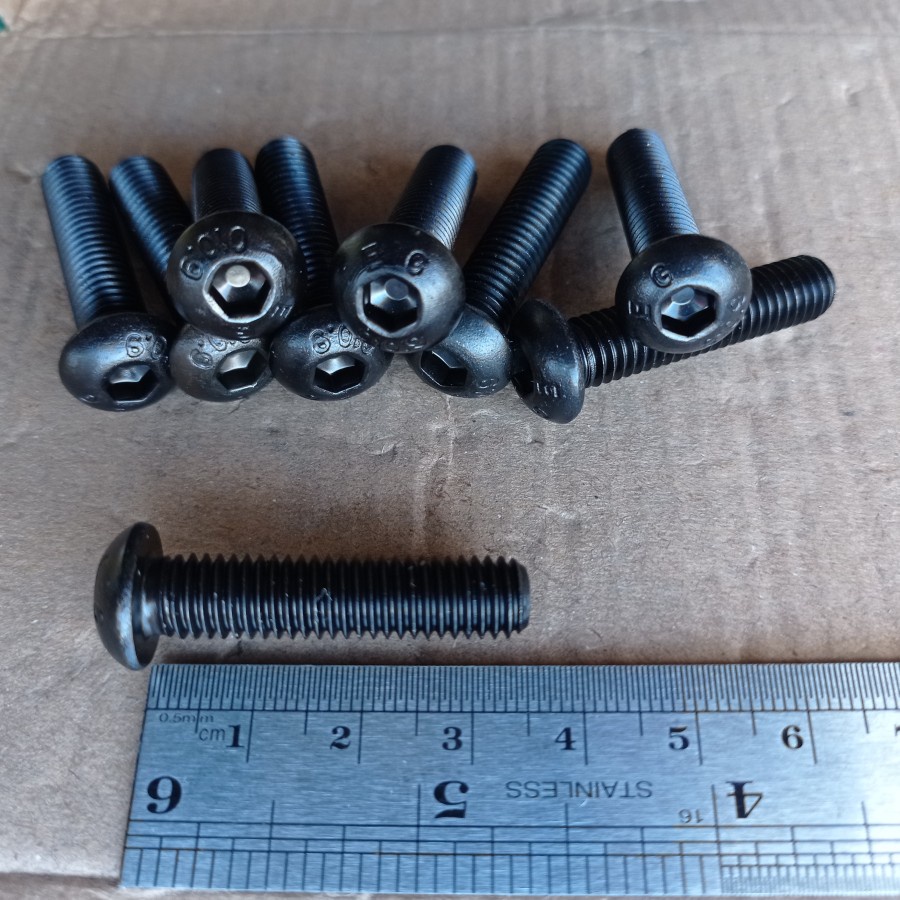 BAUT L BUTTON M8X35 / BAUT L BUTTON M8 X 35 BAJA