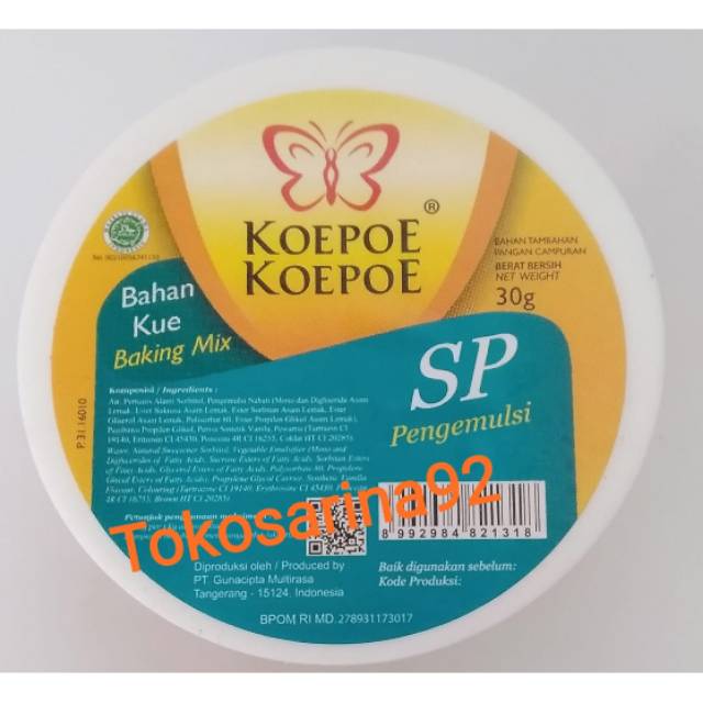 

SP cap Koepoe Koepoe 30 gram