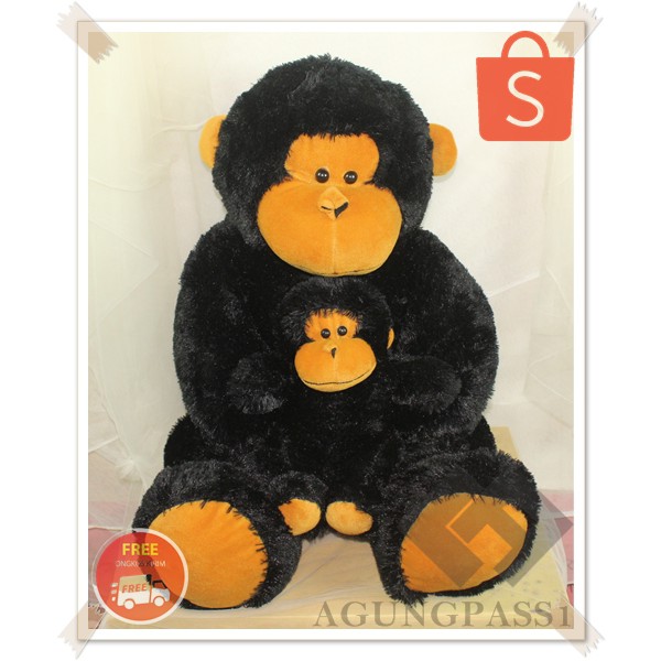 Mainan Anank Boneka Monkey + Kid Jumbo