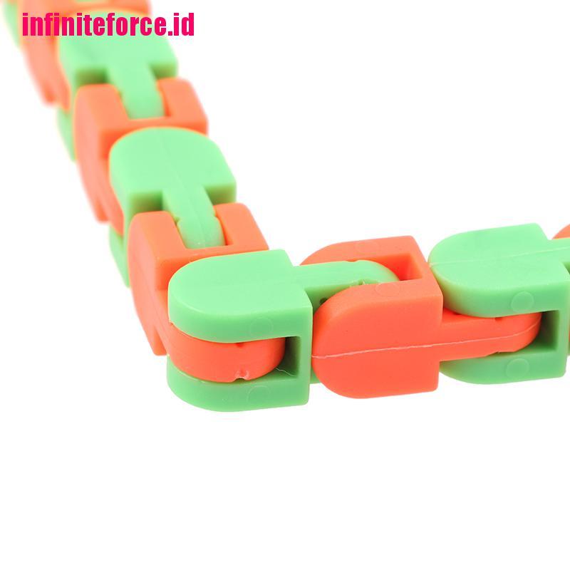 Wacky Track Snap and Click Toys Kids Autism Snake Puzzles Classic Sensory Toy