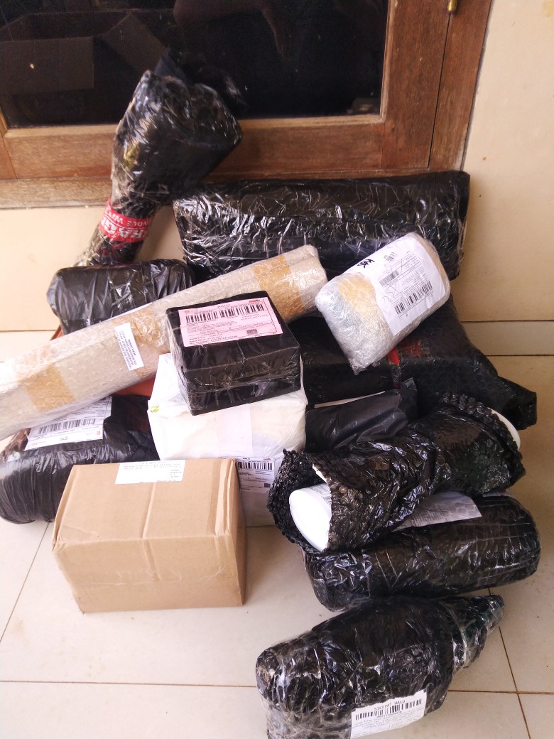 Sedotan Plastik Bening Bengkok Isi @50 Pcs Panjang 24cm Bahan Murni 100%