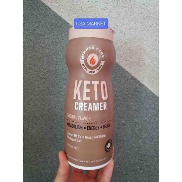 

Rapid Fire Keto Creamer Original Flavor MCT Butter Himalayan Salt 240 gr