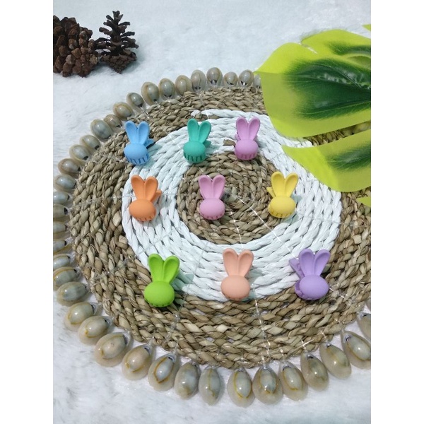 Jedai Doff Mini Karakter Rabbit Jepit Rambut Lucu Imut Jepitan Poni Rambut Mini Jepit Rambut Baby Je