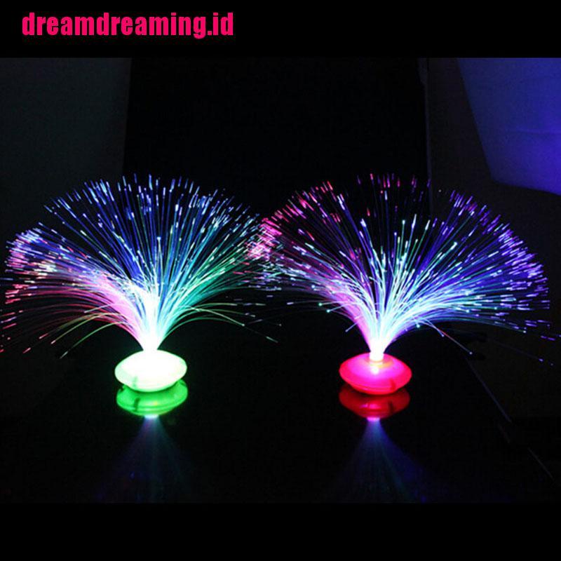 Lampu Malam LED Serat Optik Dapat Berubah Warna