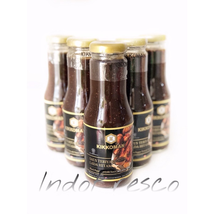 

SAUS-DRESSING- KIKKOMAN BLACK PEPPER TERIYAKI SAUCE- SAUS TERIYAKI LADA HITAM 300G -SAUS-DRESSING.
