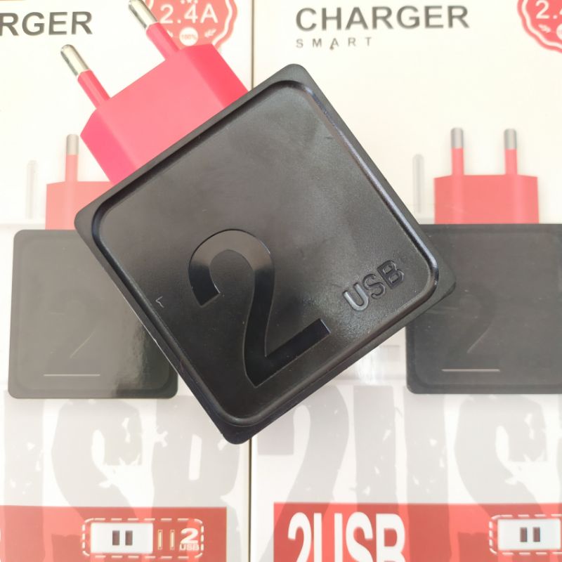 ADAPTOR CHARGER Smart 2USB-2.4A