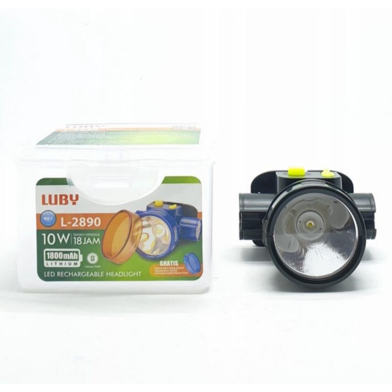 Senter Kepala LUBY LED L-2890 10 Watt Aoki AK-3678L 15 Watt Murah