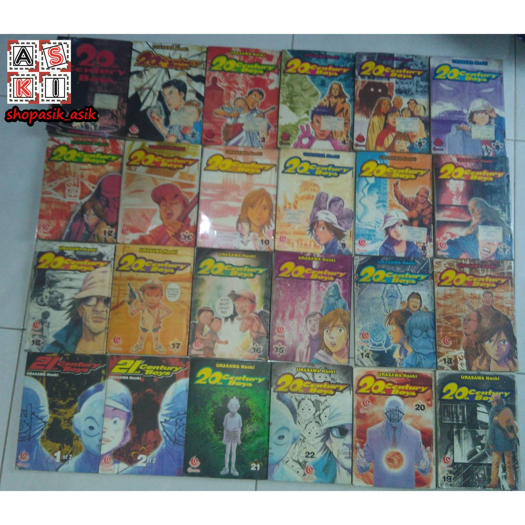 GratisOngkir Komik 20th Century Boys dan 21th Century Boys (FULL)