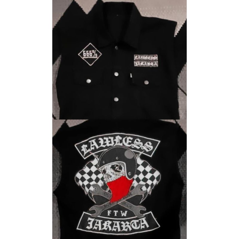Vest Lawless Jakarta Roadskull