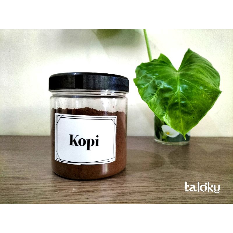 [BLACK] 600 ML - TUTUP HITAM - AESTHETIC SEASONING JAR - TOPLES BUMBU DAPUR