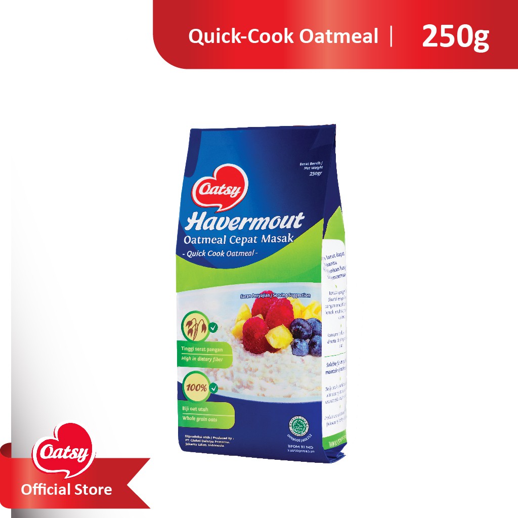 OATSY Quick Cook Oatmeal 250g Shopee Indonesia