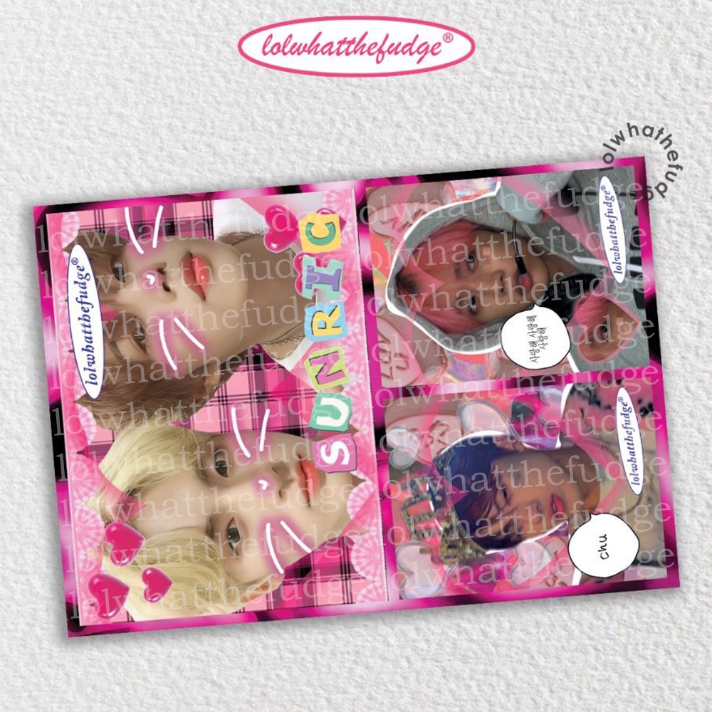 

lolwhatthefudge - THE BOYZ TBZ SUNRIC SUNWOO - ERIC PINK STICKO / STICKER DECO / STICKER AESTHETIC / STIKER