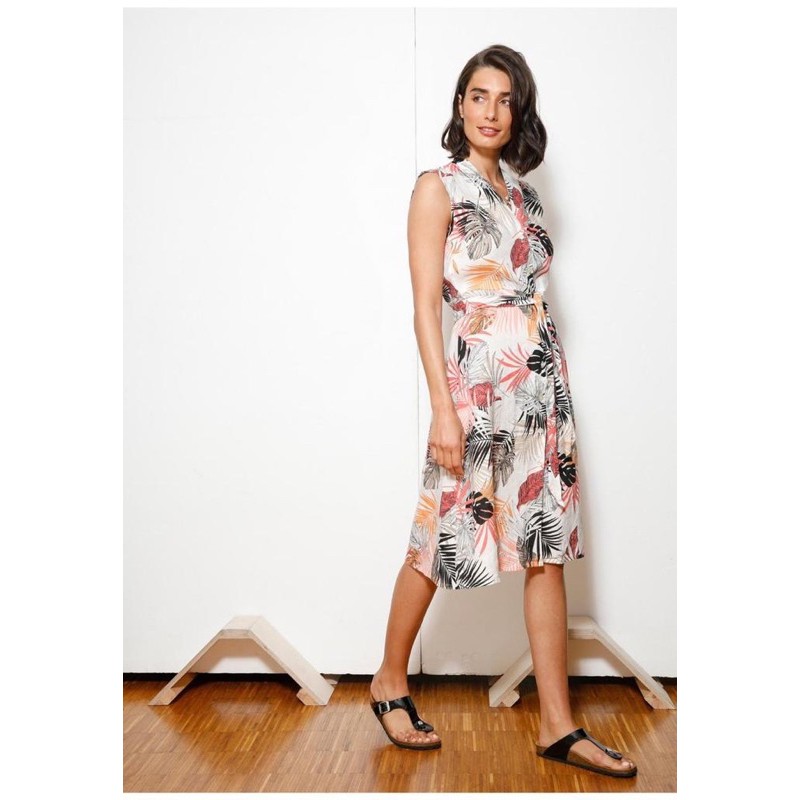 S.Oliver Linen button dress