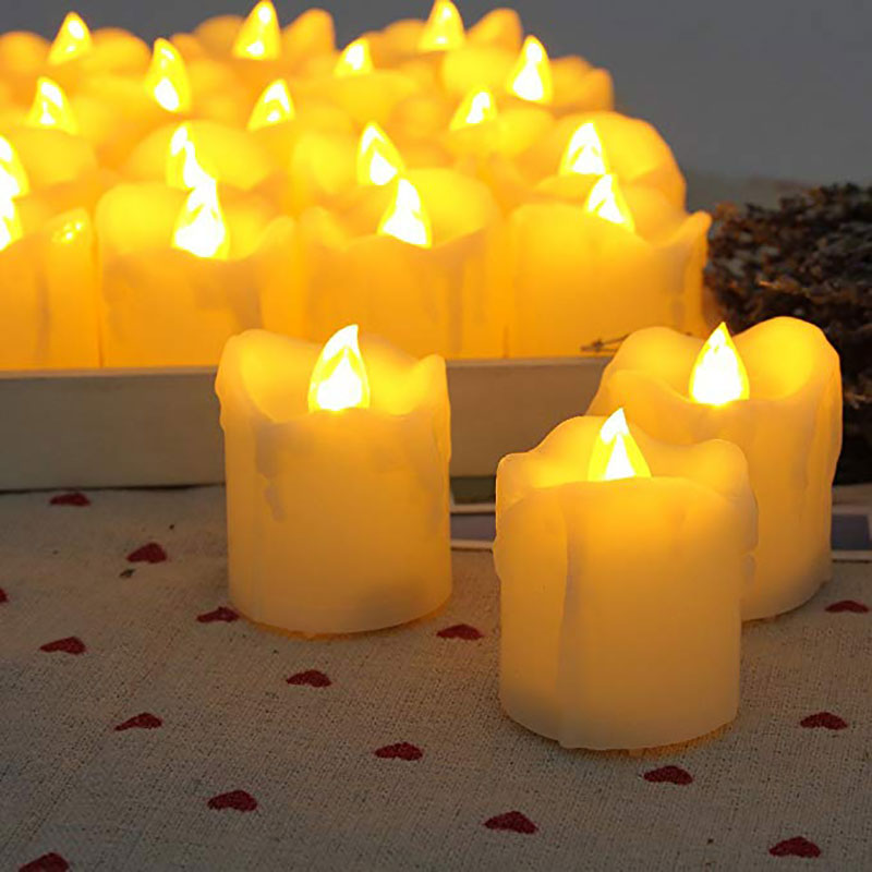 Tears LED Tea Light Candle Light / Creative LED Candle / Flameless LED Tea Light /Long Lasting Battery Operated Fake Candles Light