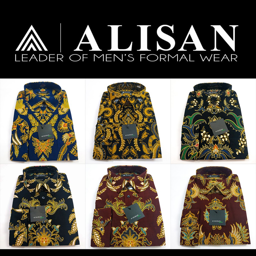 Kemeja ALISAN Batik Regular Lengan Panjang ( Size 17.5 / XXXXL )